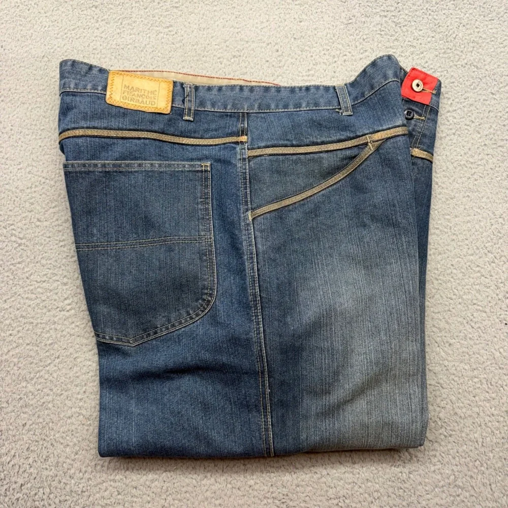 Marithe Francois Girbaud 6445 Mens 40 Vintage Y2K Straight Leg Denim Blue Jeans